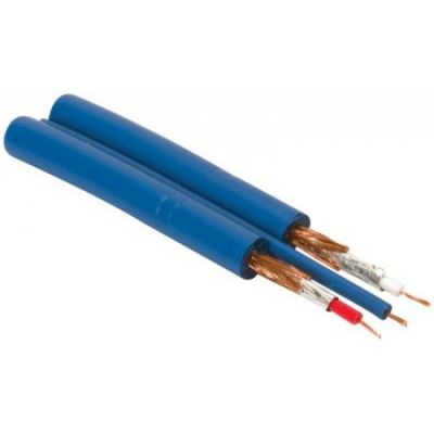 Cable RCA tipo Phyton, calibre 26 AWG, color azul