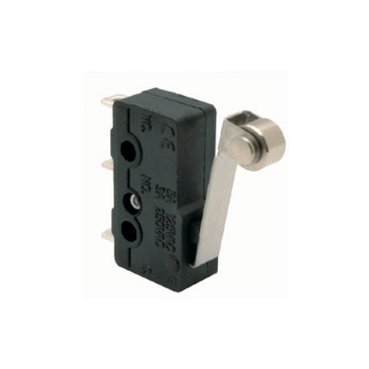 Micro Switch Rueda Micro Switch con Palanca de Lámina y Rodaja - 5 Amp 125