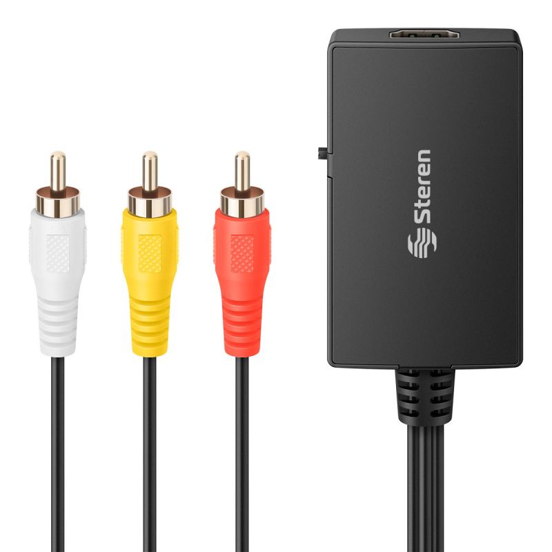 Convertidor RCA a HDMI Conecta equipos analogos a tu