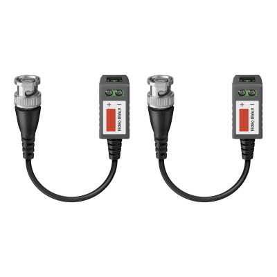 Extensor pasivo de video BNC por cable UTP con terminales atornillables (Balun)
