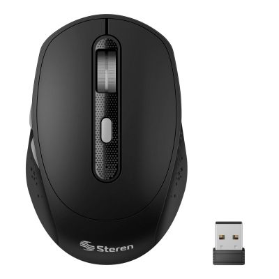 Mouse Bluetooth*/ RF, multidispositivo con batería recargable 800 / 1200 / 1600 DPI