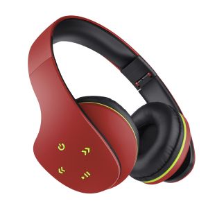 Audífonos Bluetooth ultra confort color rojo