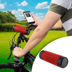 Parlante Bluetooth, linterna LED y cargador USB para bicicleta