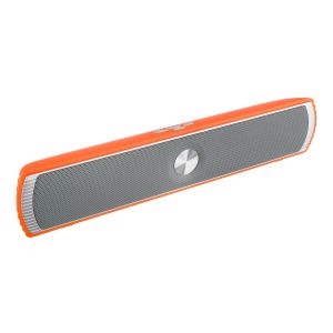 Bocina Bluetooth mini SoundBar con reproductor USB/microSD-Naranja