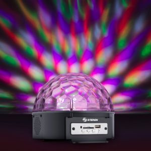 Esfera LED audio rítmica con Parlantes y reproductor USB/SD