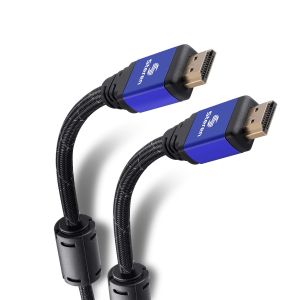 Cable Elite HDMI  con filtros de ferrita, de 90 cm Azul