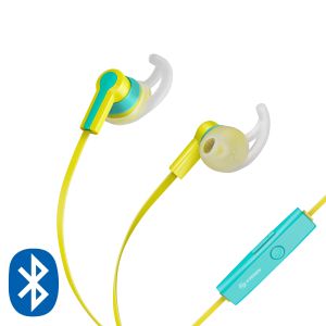Audífonos Bluetooth sport con manos libres-verde y amarillo