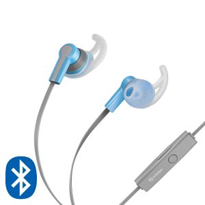 Audífonos Bluetooth sport con manos libres-gris y azul