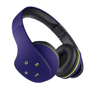 Audífonos Bluetooth ultra confort color azul