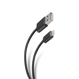 Cable USB a lightning de 2 m color negro