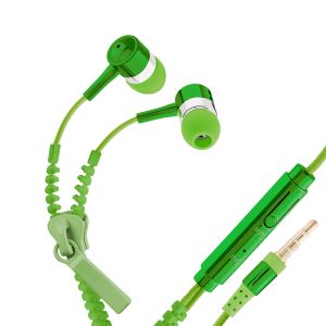 Audífonos manos libres tipo cierre color verde