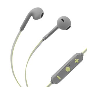 Audífonos Bluetooth* con cable reflejante y auriculares rubber