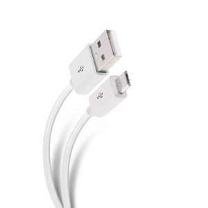 Cable USB a micro USB, de 1,8 m -BLANCO