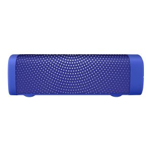 Parlante Bluetooth* mini SoundBar con acabado textil azul