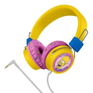 Audífonos con cable tipo cordón, plegables The Simpsons™-Donut
