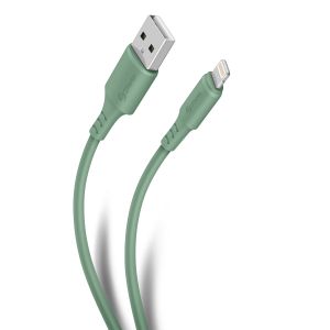 Cable USB a Lightning de 2 m color verde