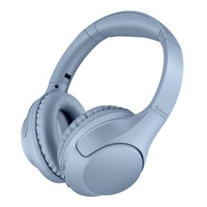Audífonos Bluetooth* multipunto Extra Bass con ecualizador por app color azul