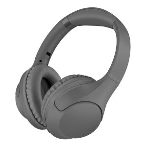 Audífonos Bluetooth* multipunto Extra Bass con ecualizador por app color gris