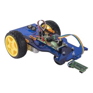 Kit de robot seguidor de línea para armar color naranja