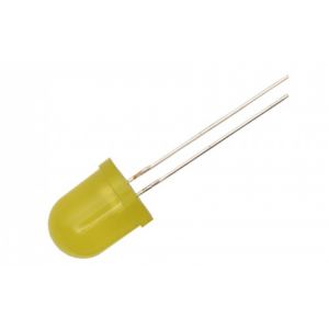 LED gigante de 10 mm, color ámbar difuso