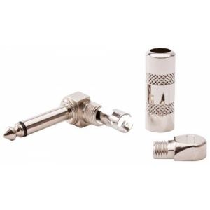 Plug de audio de 6,3 mm, monoaural, en "L"