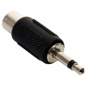 Adaptador de jack RCA a plug 3,5 mm monoaural