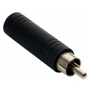 Adaptador de jack 6,3 mm monoaural a plug RCA