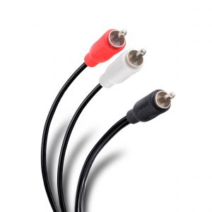 Cable plug RCA a 2 plug RCA de 15 cm