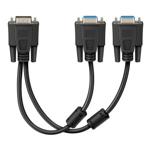 Splitter pasivo de plug VGA a 2 jacks VGA