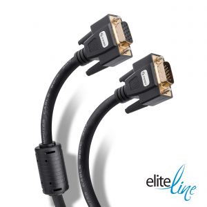 Extensión Elite VGA de 7,5 m con conectores dorados
