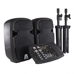 Sistema portátil profesional de audio de 2000 W PMPO