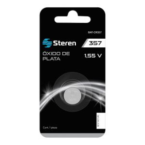 Pila de óxido de plata tipo botón "SR44" (S76E)