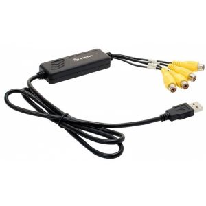 Capturadora de video USB 2.0 de 4 canales