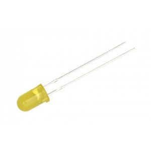LED de 5 mm, color ámbar difuso