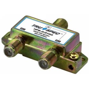 Splitter de 2 salidas para satélite, con paso por un puerto