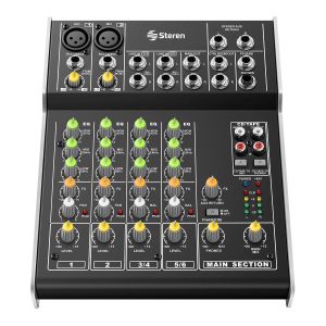 Mixer de 6 canales