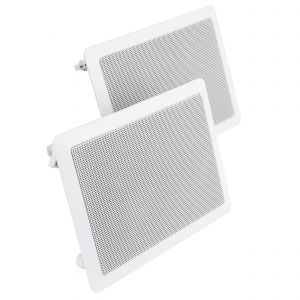 Juego de 2 parlantes de 2 vías 240 W PMPO c/u, para plafón