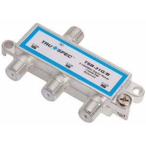 Splitter de 3 salidas, 75 Ohms, 1 GHz, con caja soldada