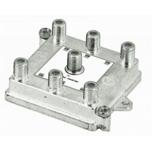 Splitter de 6 salidas verticales, 1 GHz, 5-1000 MHz, con caja soldada