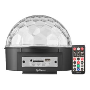 Esfera LED audio rítmica con Parlantes y reproductor USB/SD