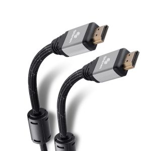 Cable Elite HDMI  con filtros de ferrita, de 1,8 m Gris