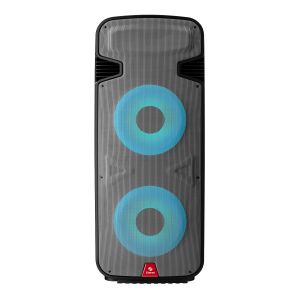 Parlante doble de 15" 6,000 W PMPO profesional Bluetooth* con luz LED