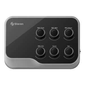 Mini mixer de 2 canales con Bluetooth y batería recargable
