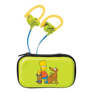 Audífonos Bluetooth* Sport Free con cable plano The Simpsons„¢-BartMascota