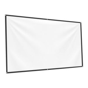 Pantalla de tela para proyector de 100"