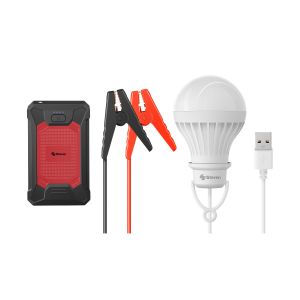 Arrancador para auto/Power Bank 7,000 mAh + GRATIS Foco LED USB