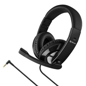 Audífonos multimedia 3,5 mm ultraconfort color negro