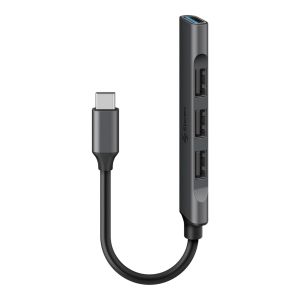 HUB USB C a 3 puertos USB 2.0 / 1 puerto USB 3.0