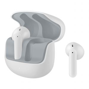 Audífonos Bluetooth* Touch True Wireless ergonómicos con Enviromental Noise Canceling color blanco