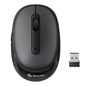 Mouse Bluetooth*/ RF, multidispositivo con batería recargable 800 / 1000 / 1200 DPI